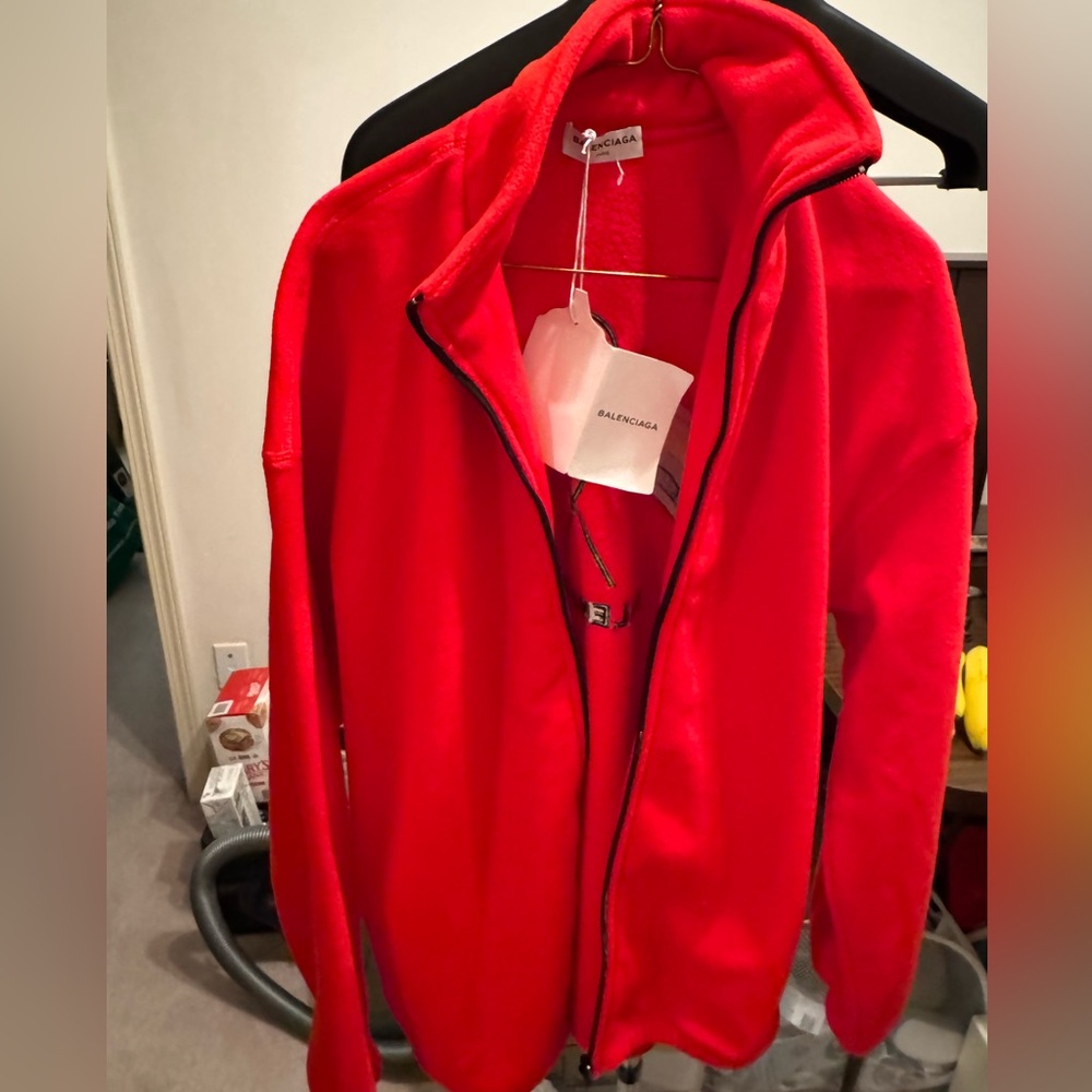Vibrant Red Jacket